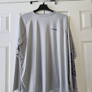 Columbia Men's Gray Long Sleeve Shirt